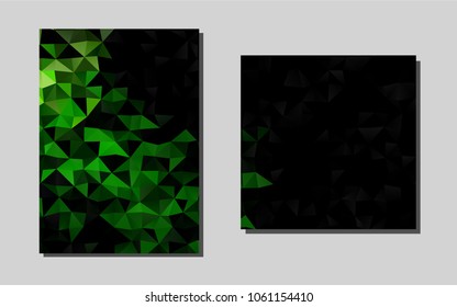 Light Greenvector template for landing pages. Blurred decorative design in abstract style with textbox. Pattern for ads, leaflets, labels of your business.