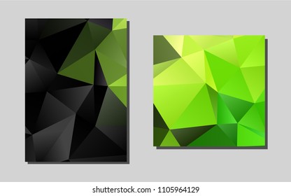 Light Greenvector template for landing pages. Modern abstract design concept with colorful gradient. Completely new template for your brand book.