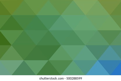 Light green-yellow abstract mosaic background. Creative illustration in halftone style with gradient. The elegant pattern can be used as part of a brand book.
