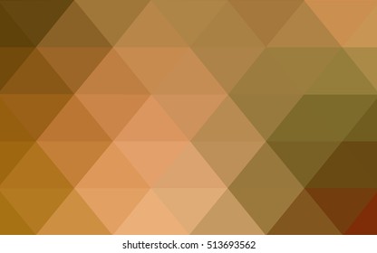 Light green-yellow abstract mosaic pattern. Geometric illustration in Origami style with gradient.  The polygonal design can be used for your web site.