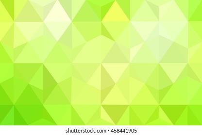 Light green-yellow abstract mosaic template. A completely new color illustration in a vague style. Brand-new style for your business design.