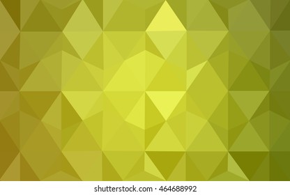 Light green-yellow abstract mosaic template. A vague abstract illustration with gradient. The template can be used as a background for cell phones.