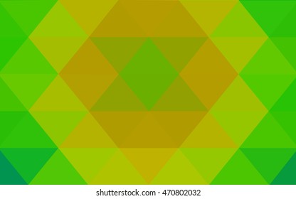 Light green-yellow abstract mosaic template. Colorful illustration in abstract style with gradient. A completely new template for your business design.