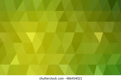 Light green-yellow abstract mosaic template. Glitter abstract illustration with an elegant design. The template can be used as a background for cell phones.