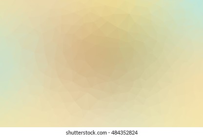 Light green-yellow abstract polygonal background. Modern geometrical abstract illustration with gradient. The template can be used as a background for cell phones.