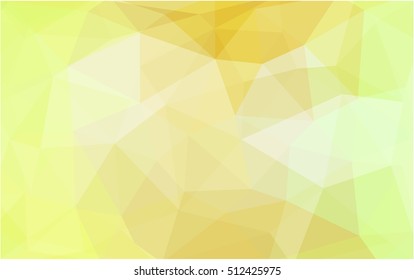 Light green-yellow abstract polygonal background. Brand-new colored illustration in blurry style with gradient. The template can be used as a background for cell phones.