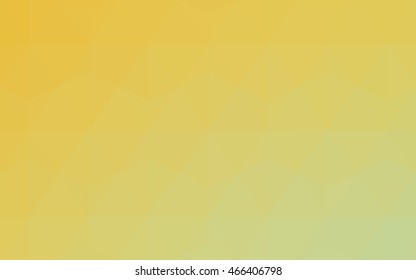 Light green-yellow abstract polygonal template. Brand-new colored illustration in blurry style with gradient. A completely new design for your business.
