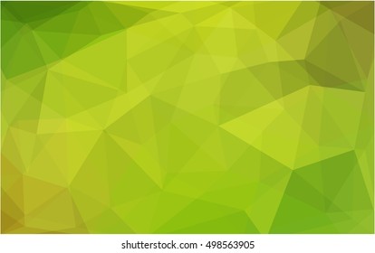 Light green-yellow blurry triangle background. Brand-new colored illustration in blurry style with gradient. Brand-new design for your business.