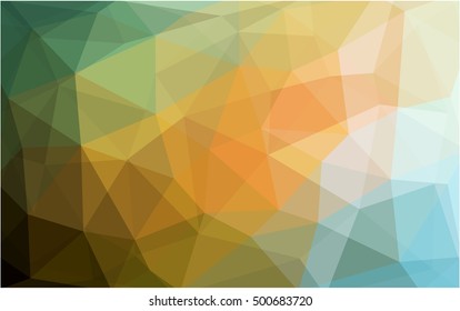 Light green-yellow low poly background. Colorful abstract illustration with gradient. Brand-new design for your business.