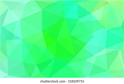 Light green-yellow low poly background. Shining illustration, which consist of triangles. Brand-new design for your business.