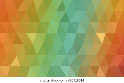 Light green-yellow low poly pattern. Brand-new colored illustration in blurry style with gradient. A new texture for your design.