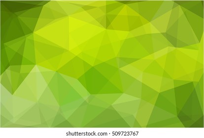 Light green-yellow polygonal background. A completely new color illustration in a vague style. The template can be used as a background for cell phones.