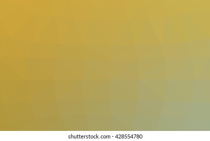 Light green-yellow polygonal illustration, which consist of triangles. Triangular design for your business. Geometric background in Origami style with gradient.