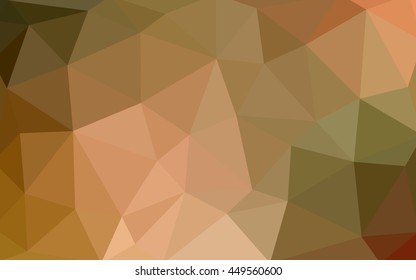Light green-yellow polygonal illustration, which consist of triangles. Triangular design for your business. Geometric background in Origami style with gradient.