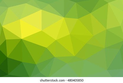 Light green-yellow polygonal illustration, which consist of triangles. Triangular design for your business. Geometric background in Origami style with gradient. Light green-yellow polygonal illustration, which consist of triangles. Triangular design for your business. Geometric background in Origami style with gradient.