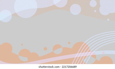 Fondo gris claro con ilustración artística abstracta, naranja