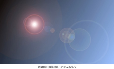 Hellgrauer und blauer Farbverlauf Bildschirmhintergrund. mit erstklassigem Linsenflare-Effekt. Abstrakter unscharfer Hintergrund, Für Web und mobile Anwendungen, Business-Infografik und Social Media, moderne Dekoration.