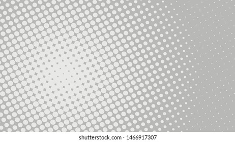 Light grey dotted background in retro pop art comic style