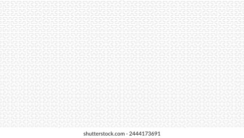 Light grey flow maze labyrinth background, ornament texture for presentation slides.