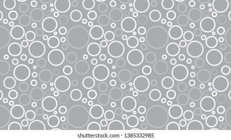 Light Grey Geometric Circle Background Pattern Vector Illustration
