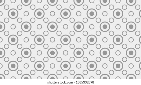 Light Grey Geometric Circle Pattern Background Vector Graphic