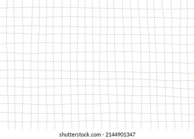 Light grey grid background. Student copybook, notebook page. Vector neutral and universal backdrop, cover, banner.	