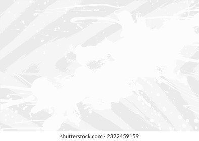 Light grey grunge background. A pattern of blots, splashes of paint. Vector abstract drawing
