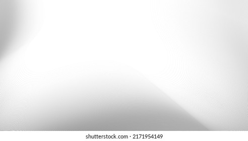 Light grey lines in 3D perspective vector abstract background, dynamic linear minimal design, wave lied pattern in dimensional and movement.
