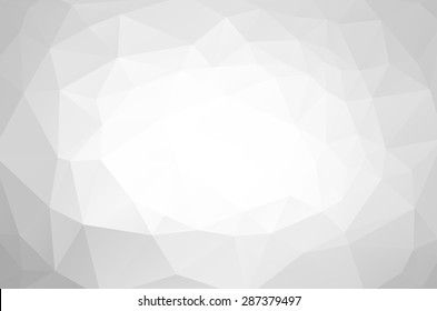 Light grey low-polypolygonal background 