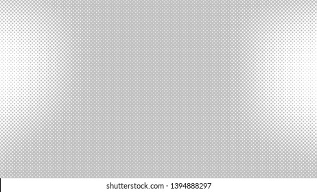Light grey modern pop art background with dots design, abstract vector illustration in retro comics style
