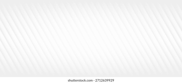 Fondo de línea oblicua gris claro. Abstractas Fondo de pantalla de rayas diagonales plateadas. Fondo de tecnología gris Vector. Textura gris inclinada para el Diseño gráfico, cartel, Anuncio, volante, folleto, presentación
