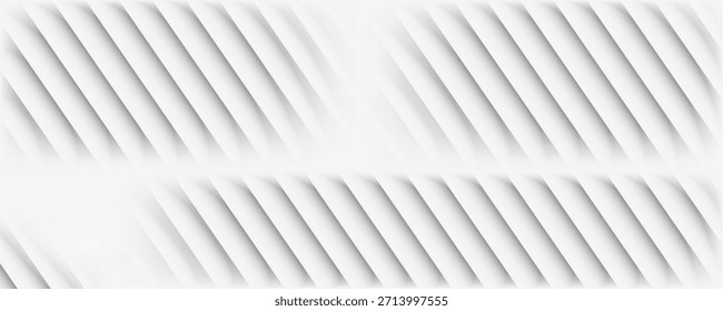 Fondo de línea oblicua gris claro. Abstractas Fondo de pantalla de rayas diagonales plateadas. Fondo de tecnología gris Vector. Textura gris inclinada para el Diseño gráfico, cartel, Anuncio, volante, folleto, presentación