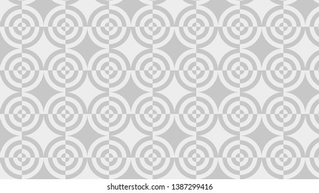 Light Grey Quarter Circles Pattern Background