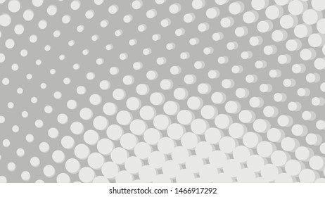 Light grey retro comic pop art background with dots, cartoon halftone background vector illustration eps10