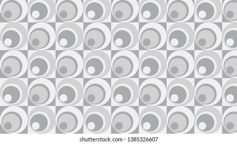 Light Grey Seamless Circle Pattern