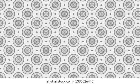 Light Grey Seamless Concentric Circles Background Pattern