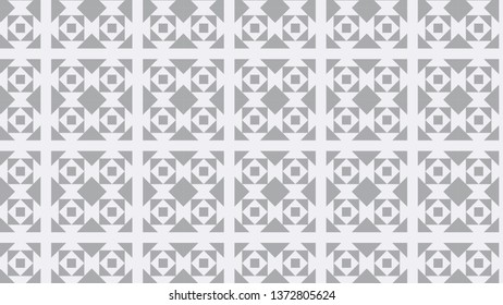 Light Grey Seamless Geometric Square Background Pattern Vector Image