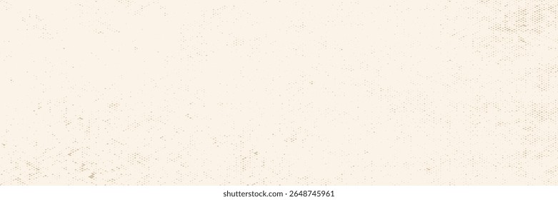 Light grey seamless grain paper texture. Vintage ecru background with dots, speckles, specks, flecks, particles. Cream craft repeating wallpaper. Natural grunge surface texture. Vector