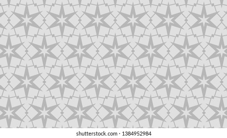 Light Grey Seamless Star Pattern Background