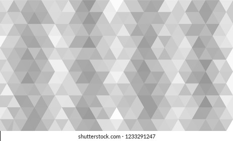 Light Grey, Silver, Triangular  low poly, mosaic pattern background, Vector polygonal illustration graphic, Origami style with gradient,  racio 1:1,777 Ultra HD, 8K