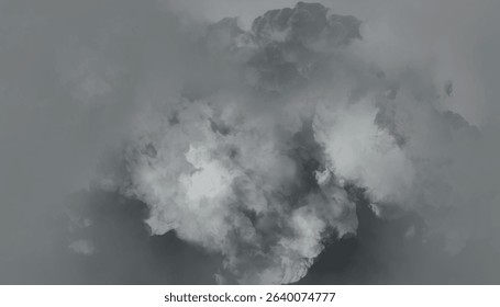 Light grey smoke effect. Abstract cloudy background.	