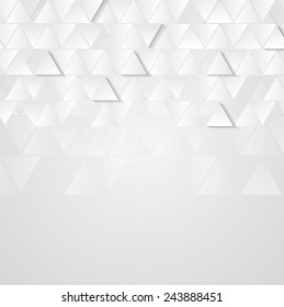 Light grey technology geometric background. Vector design