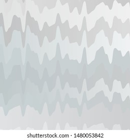 Light grey vector background with curved lines. Brand new colorful illustration with bent lines. Pattern for ads, commercials.