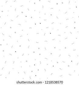 Light Grey vector seamless pattern with spheres, triangles. Decorative design in abstract style with triangle structure. Pattern for trendy fabric, wallpapers.