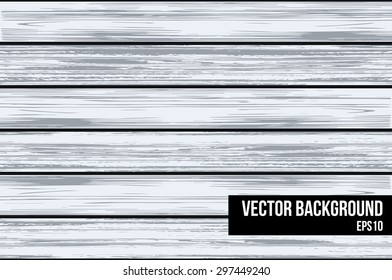 Light grey vector wooden planks background illustration