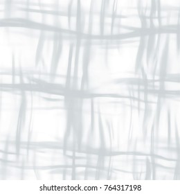 light grey watercolor checkered lines square pattern on white background, vector illustration