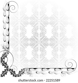 Light grunge background with dark borders.