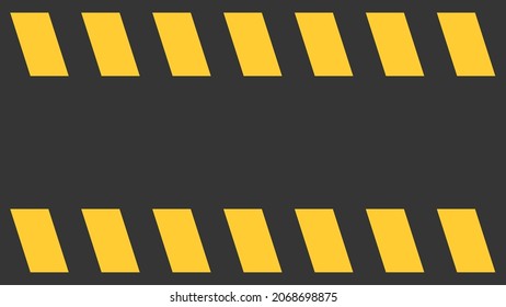 Light grunge black and yellow caution sign background.