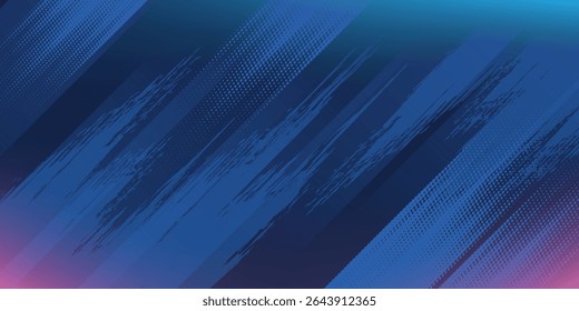 light grunge Dots halftone white and blue color pattern gradient grunge texture background. Dots pop art comics sport style vector illustration. eps 10