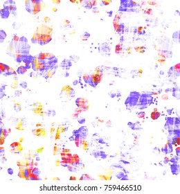 Light grunge seamless texture. White, violet, purple, yellow colors.  Abstract vector background for web page, banners backdrop, fabric, home decor, wrapping